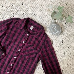 ONE BXWD Kids Plaid Button Down Shirt